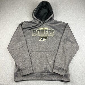 Purdue Boilermakers Hoodie Mens Large Gray KA Section 101 Sweatshirt NCAA